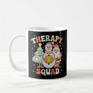 Mug Équipe de thérapie de Noël SLP OT PT Crew Père Noë