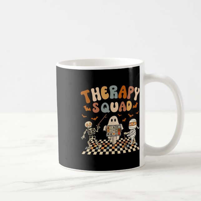 Mug Équipe de thérapie rétro Slp Ot Pt Team Halloween  (Droite)