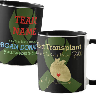 Mug Équipe de transplantation cardiaque Café personnal