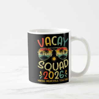 Mug Équipe de vacances 2026 Vacances d'été tropicales