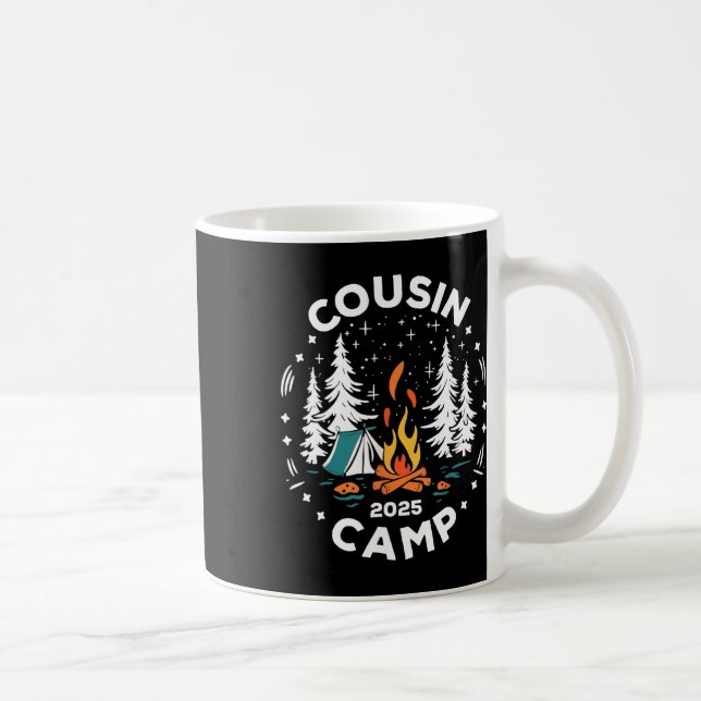 Mug Équipe de vacances d'été de camping Cousin Camp 20 (Droite)