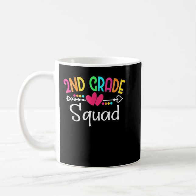 Mug Équipe d'élèves de 2e année Deuxième équipe d'ense (Gauche)