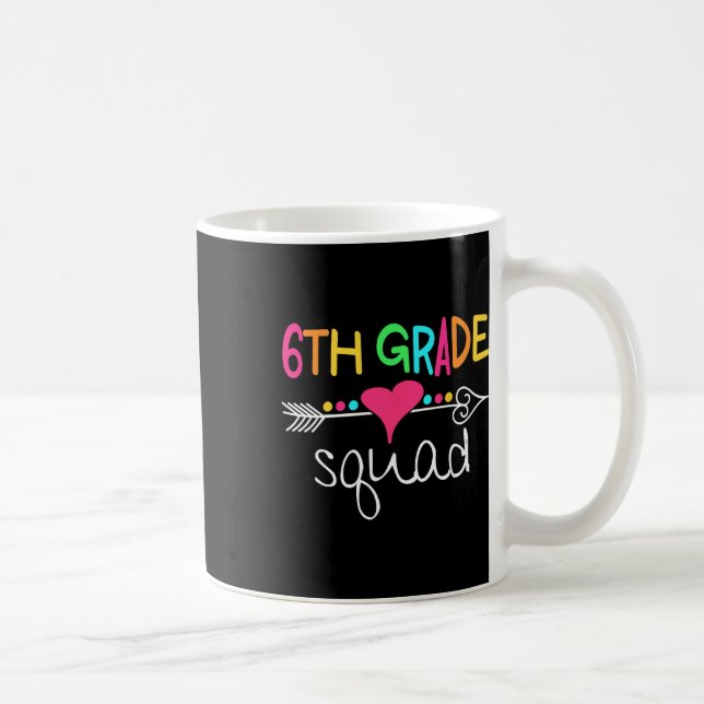 Mug Équipe d'élèves de 6e année Sixième équipe d'ensei (Droite)