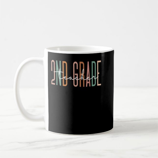 Mug Équipe d'enseignants de 2e année 2e année 2e année (Gauche)