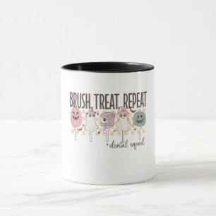 Mug Équipe dentaire drôle et effrayante Brosse Traite