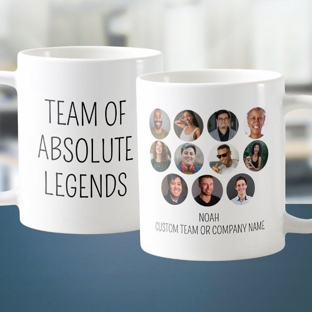 Mug Équipe Des Légendes Absolues 11 Bureau Photo (Team Of Absolute Legends 11 Photo Office Coffee Mug
)