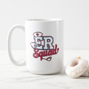 Mug Équipe des urgences, salle d'urgence, chemise d'in