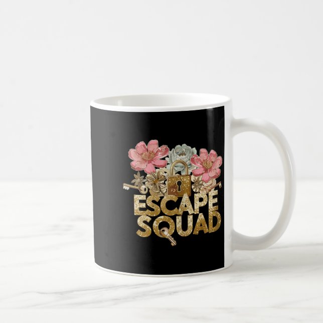 Mug Équipe d'évasion serrure florale capricieuse salle (Droite)