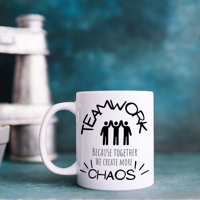 Mug Équipe drôle Chaos  (Créateur téléchargé)