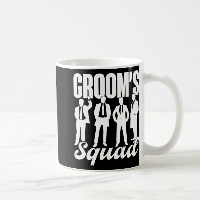 Mug Équipe du marié Équipe de la mariée Fête du marié  (Droite)