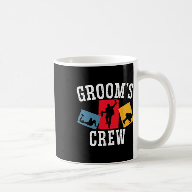 Mug Équipe du marié Garçon d'honneur Enterrement de vi (Droite)