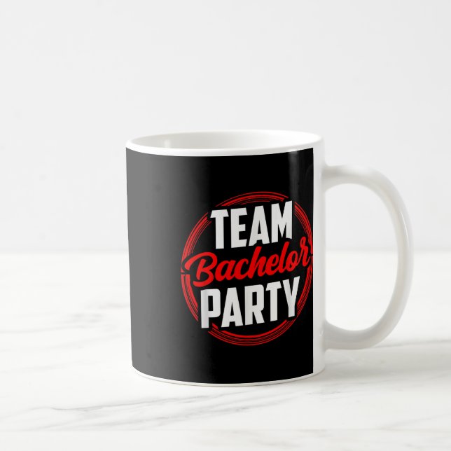 Mug Équipe enterrement de vie de garçon de la mariée d (Droite)