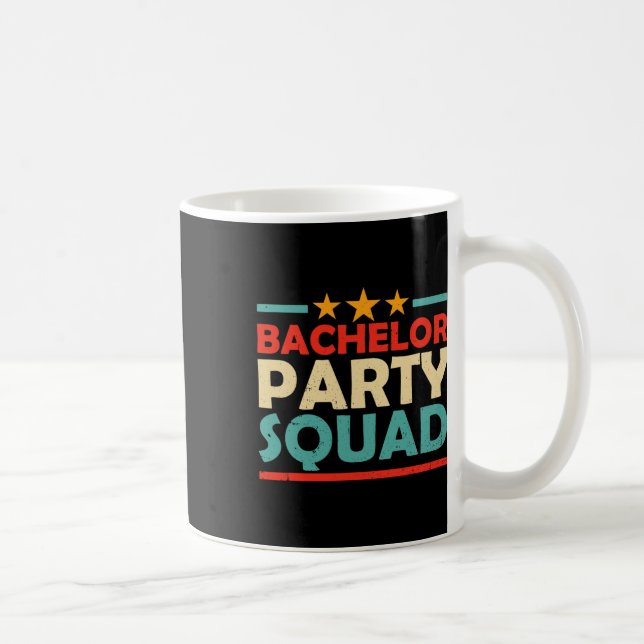 Mug Équipe enterrement de vie de garçon Équipe mariée  (Droite)