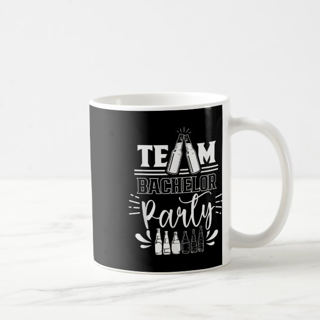 Mug Équipe enterrement de vie de garçon mariée  (Droite)