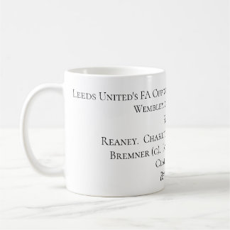 Mug Équipe gagnante de la Fa cup de Leeds United, 1972