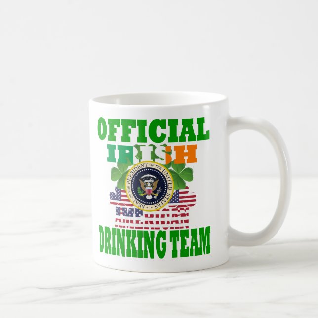 Mug Équipe irlandaise d'alcool (Droite)