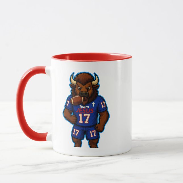 Mug Équipe JESUS Football 17 - Chrétien (Gauche)
