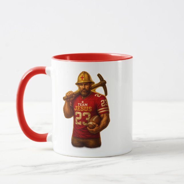 Mug Équipe JESUS Football 23 - Chrétien (Gauche)