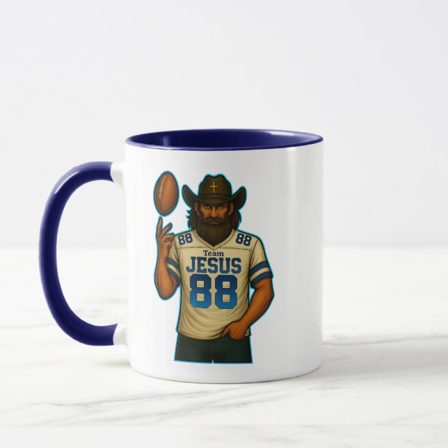 Mug Équipe JESUS Football 88 - Chrétien (Gauche)