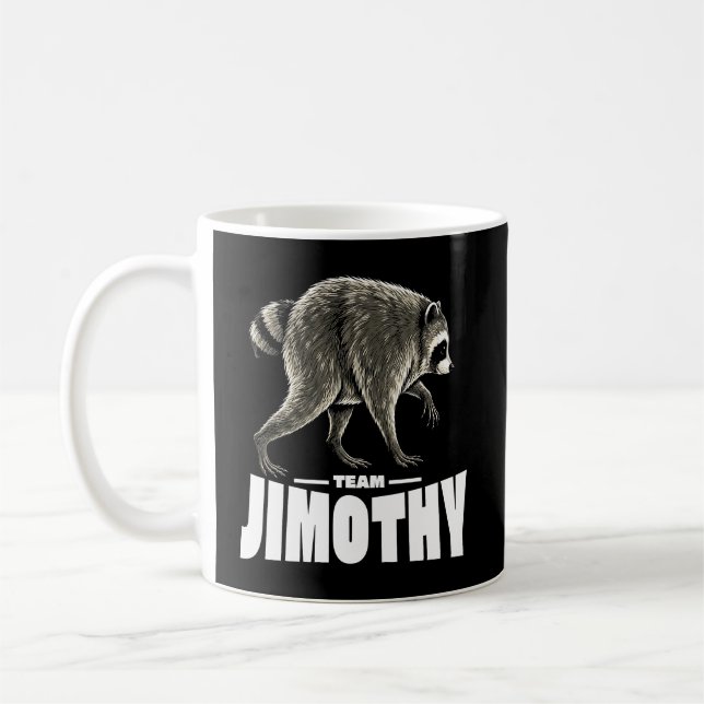 Mug Équipe Jimothy Raton laveur Viral Drôle (Gauche)