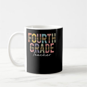 Mug Équipe Leopard de 4e année Équipe de quatrième ann
