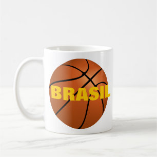 Mug Équipe nationale de basket-ball du Brésil à gauche