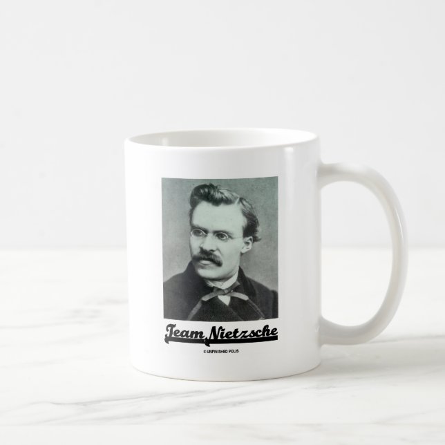 Mug Équipe Nietzsche Fredrich Nietzsche Portrait (Droite)