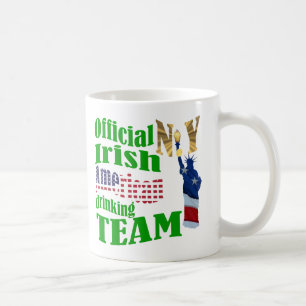 Mug Équipe officielle de boisson irlandaise américaine