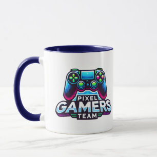 Mug Équipe Pixel Gamers - Niveau supérieur
