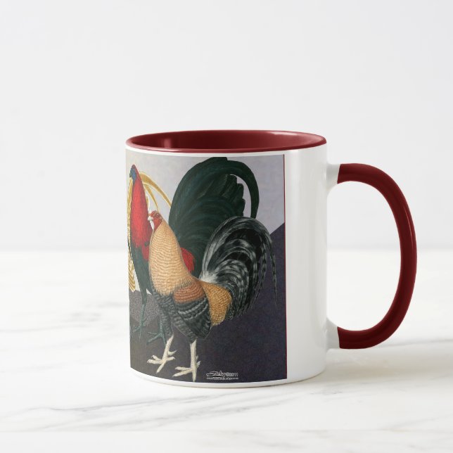 Mug Équipe rêveuse de coq (Droite)