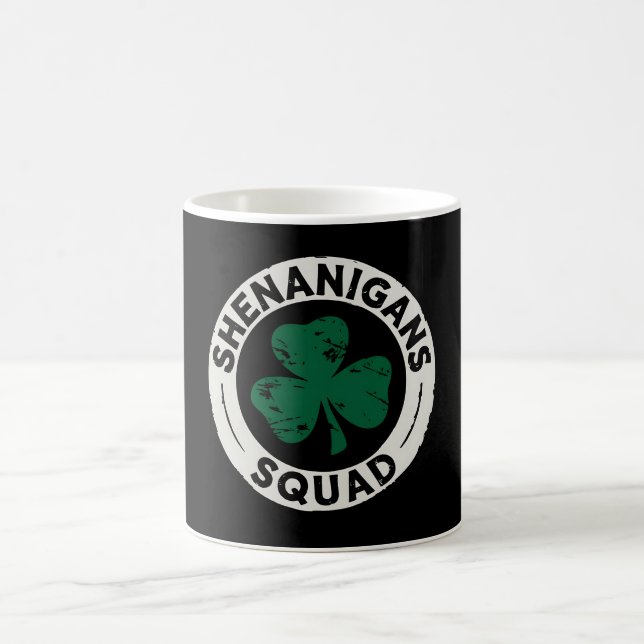Mug Équipe Shenanigans Trèfle de la Saint-Patrick (Centre)