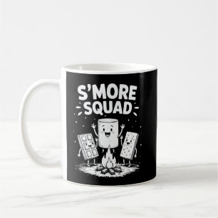 Mug Équipe S'mores Camping Feu de camp Mignon Marshmal