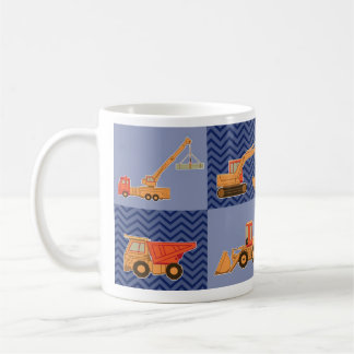 Mug Équipement lourd de transport - collage