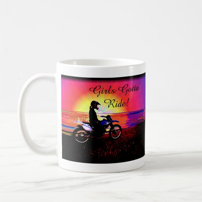 Mug Équitation de l'adolescence de motocross de (Gauche)