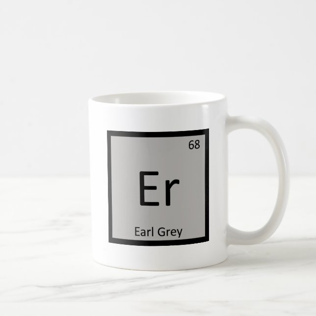 Mug Er - Chimie du thé Earl Grey Symbole du tableau pé (Droite)