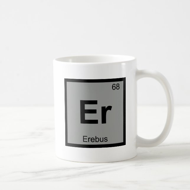 Mug Er - Erebus Symbole de tableau périodique de la ch (Droite)