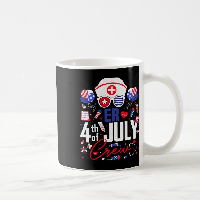 Mug Er Nurse 4 juillet Crew Independence Day Patriot (Droite)