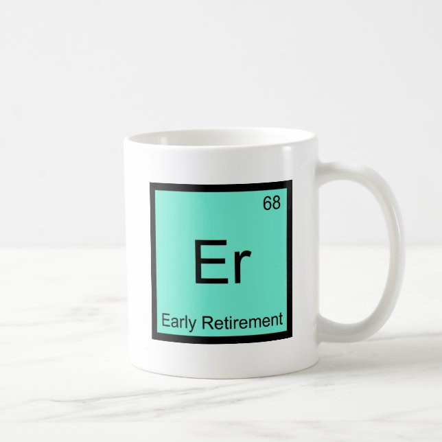 Mug Er - Tee-shirt symbole d'élément de chimie pour re (Droite)