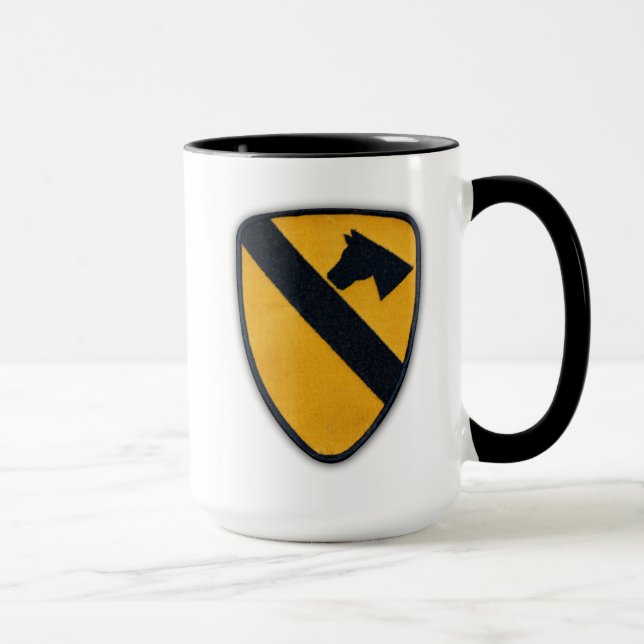 Mug ęr Vétérans de Cav Fort Hood d'air de Division de (Droite)