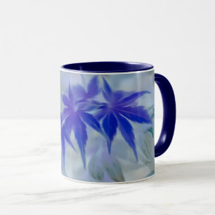 Mug Érable Japonais En Musique Bleue