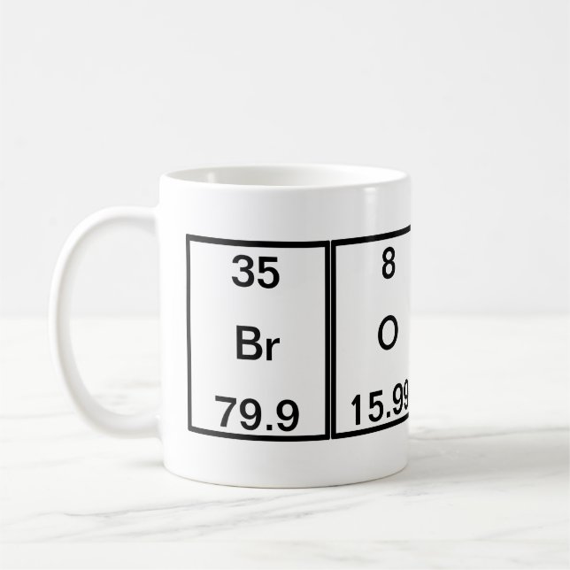 Mug Erbium de thorium de l'oxygène de brome (BrOThEr) (Gauche)