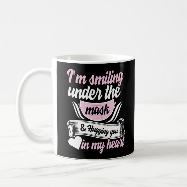 Mug ergothérapeute Je souris sous le masque (Gauche)