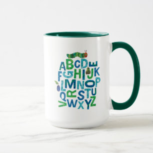 Mug Eric Carle   Alphabet Motif de lettres Caterpillar