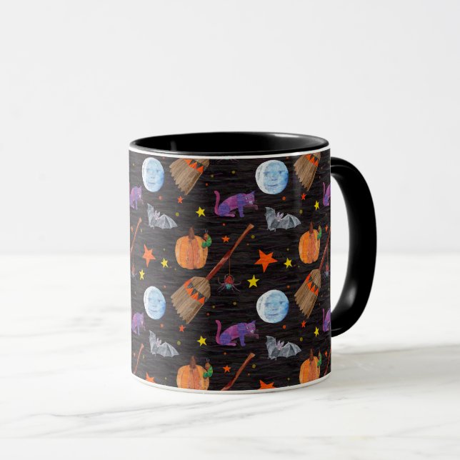 Mug Eric Carle | Caterpillar Black Halloween Motif (Devant droit)