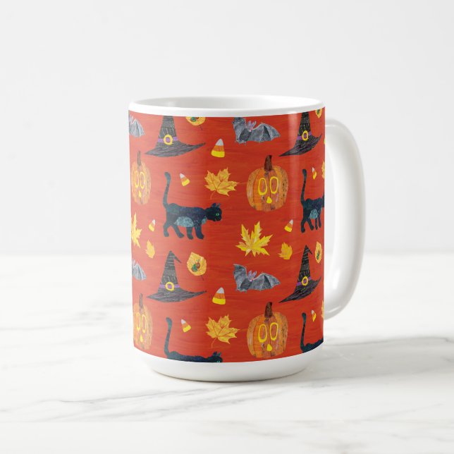 Mug Eric Carle | Caterpillar Motif Halloween (Devant droit)
