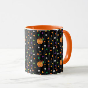 Mug Eric Carle   Halloween Polka Motif