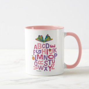 Mug Eric Carle   Motif de papillon alphabet