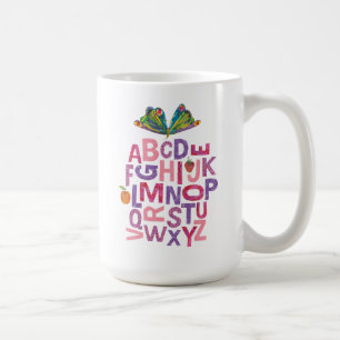 Mug Eric Carle Motif de papillon alphabet