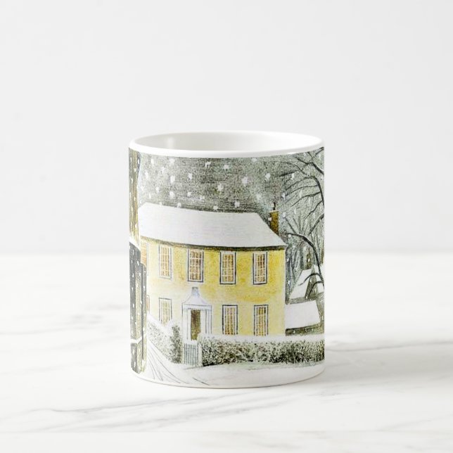 Mug Eric Ravilious - chemin Hallstead en neige, (Centre)