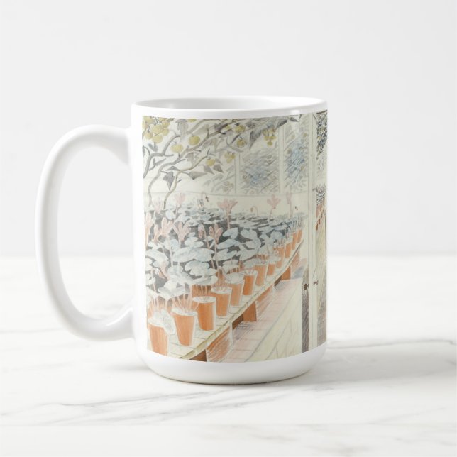 Mug Eric Ravilious Cyclamen De Serre Et Tomates (Gauche)